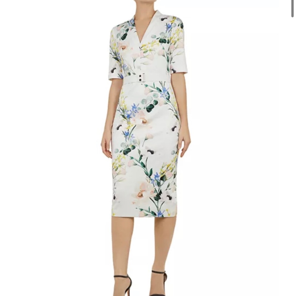 Ted Baker Lylli Elegant-Print Dress